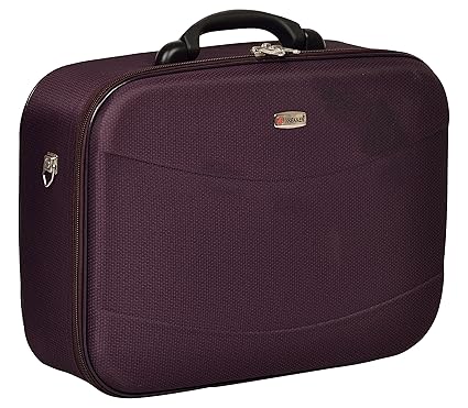 Suitcase Trekker Polyester 37.5 cms Purple Double Shell Sided Suitcase (ICON-o-N20PL)