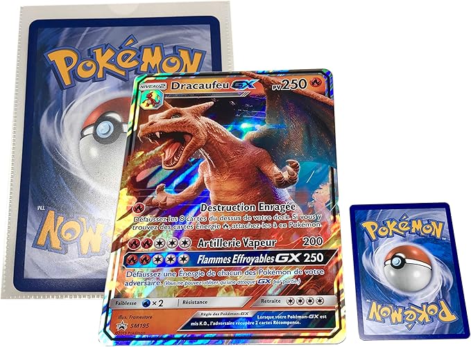 1 Cadeau Bonus Carte Pokemon Jumbo Format Geante Dracaufeu Gx 250 Pv En Version Francaise Hobbies Cartes A Collectionner Eskwivenhoemotorinn Com Au