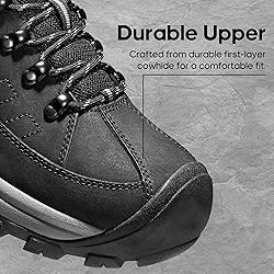 NORTIV 8 Men's Waterproof Hiking Shoes Non-Slip