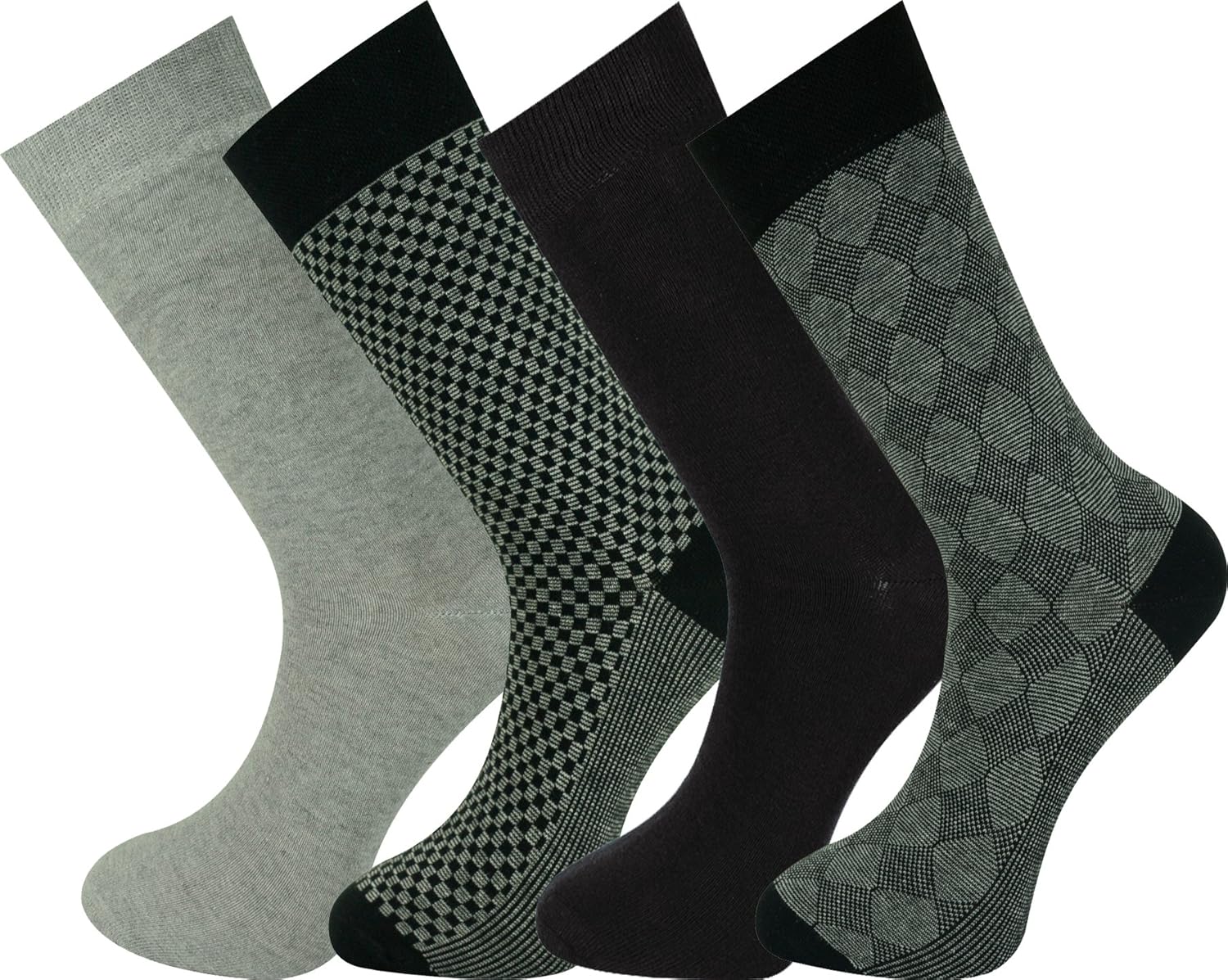 Mysocks 2 Pairs Gents Socks Black Anthracite at Amazon Men’s Clothing store