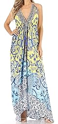 Sakkas 1817 - Lizi Womens Maxi High-Low Halter