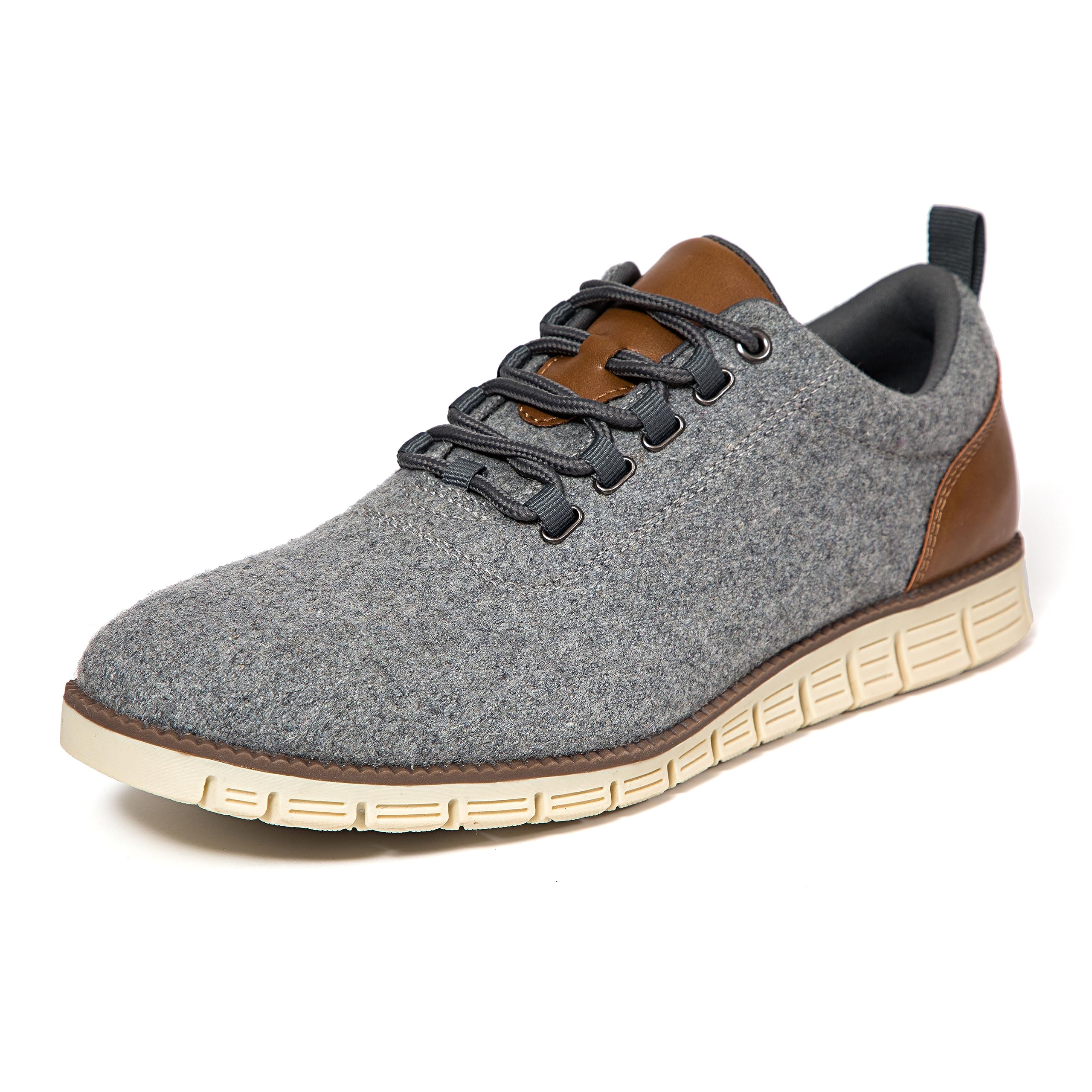 Deer Stags Men’s Status Comfort Fashion Sneaker Grey/Luggage 12
