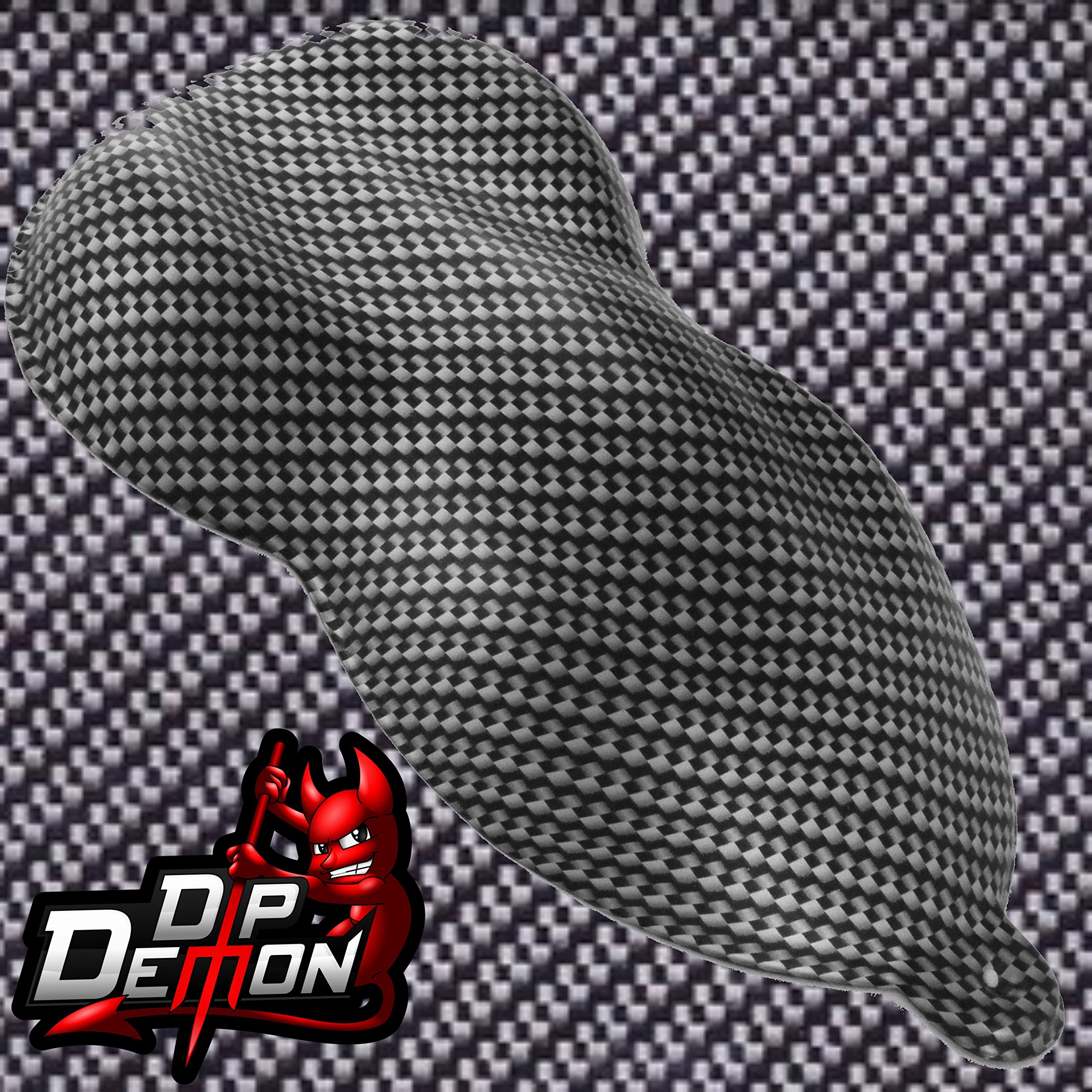 Carbon Fiber Black & Clear Hydrographic Water Transfer Film Hydro