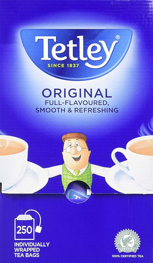 Tetley Tea Bags with Envelopes (Pack of 250) Amazon.co.uk Kitchen & Home