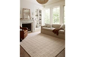 Loloi Chris Loves Julia Polly Collection POL-10 Khaki/Sand 5'-0" x 7'-6" Area Rug