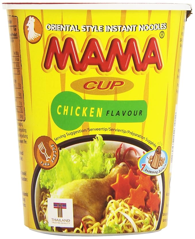 Mama Chicken Flavour Instant Cup Noodles, 70 g Amazon.co.uk Grocery