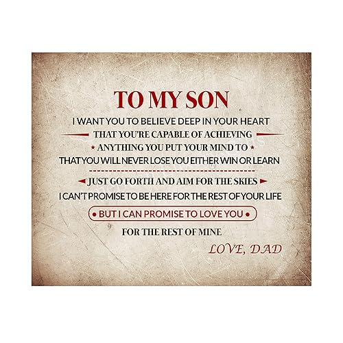 father to son graduation gift