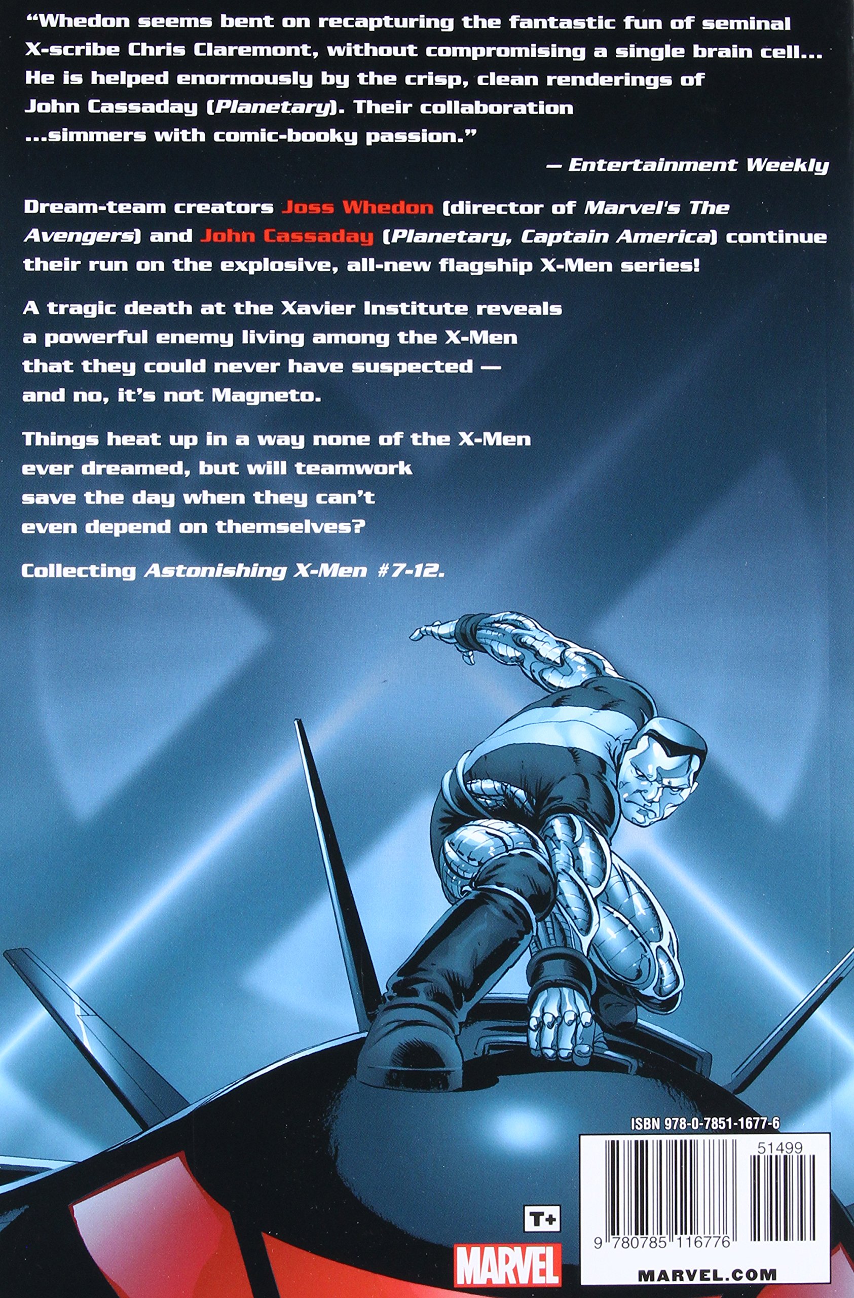 Amazon Com Astonishing X Men Vol 2 Dangerous 9780785116776 Joss Whedon John Cassaday Books