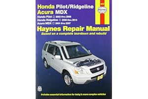 Acura MDX, Honda Pilot & Ridgeline Haynes Manual (2001-2012)