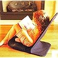Portable Floor Chair, MEMORY FOAM Seat, Folding Chair. Angle Back-Rest. 14" W x 22" H x 21" Deep (Black)