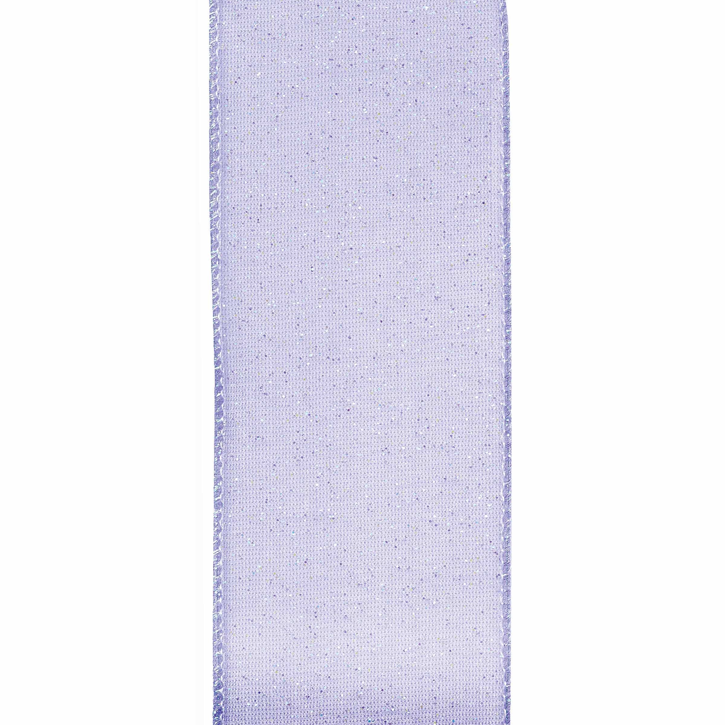 Offray Wired Edge Quest Craft Ribbon, 2 1/2-Inch x 9-Feet, Lavender