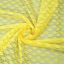 MDS Pack of 45 Yard Bridal Solid Raschel Lace