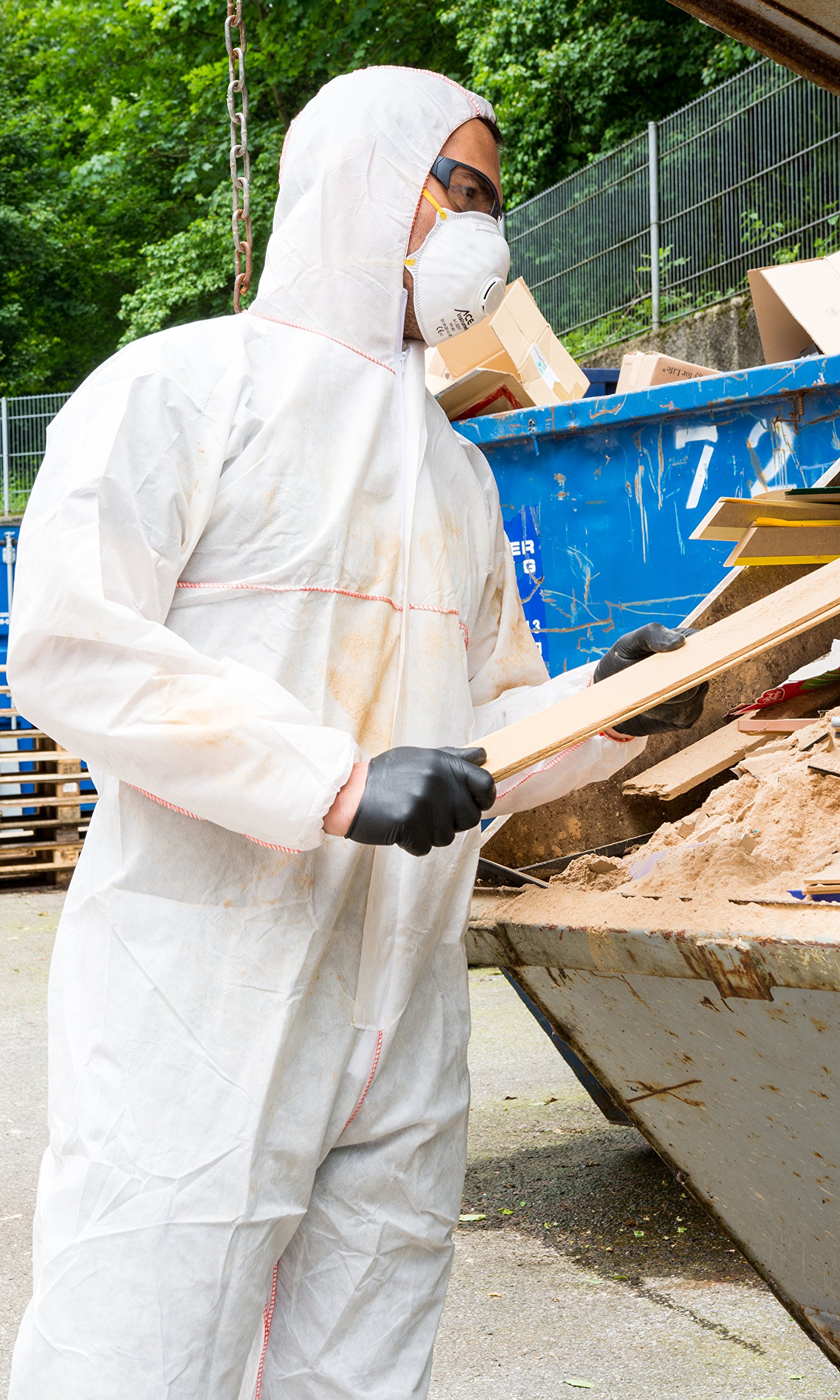 ACE 10 pcs. FFP1 Dust Masks, Protection Against Particles, Smoke, Aerosols and Dust, EN149