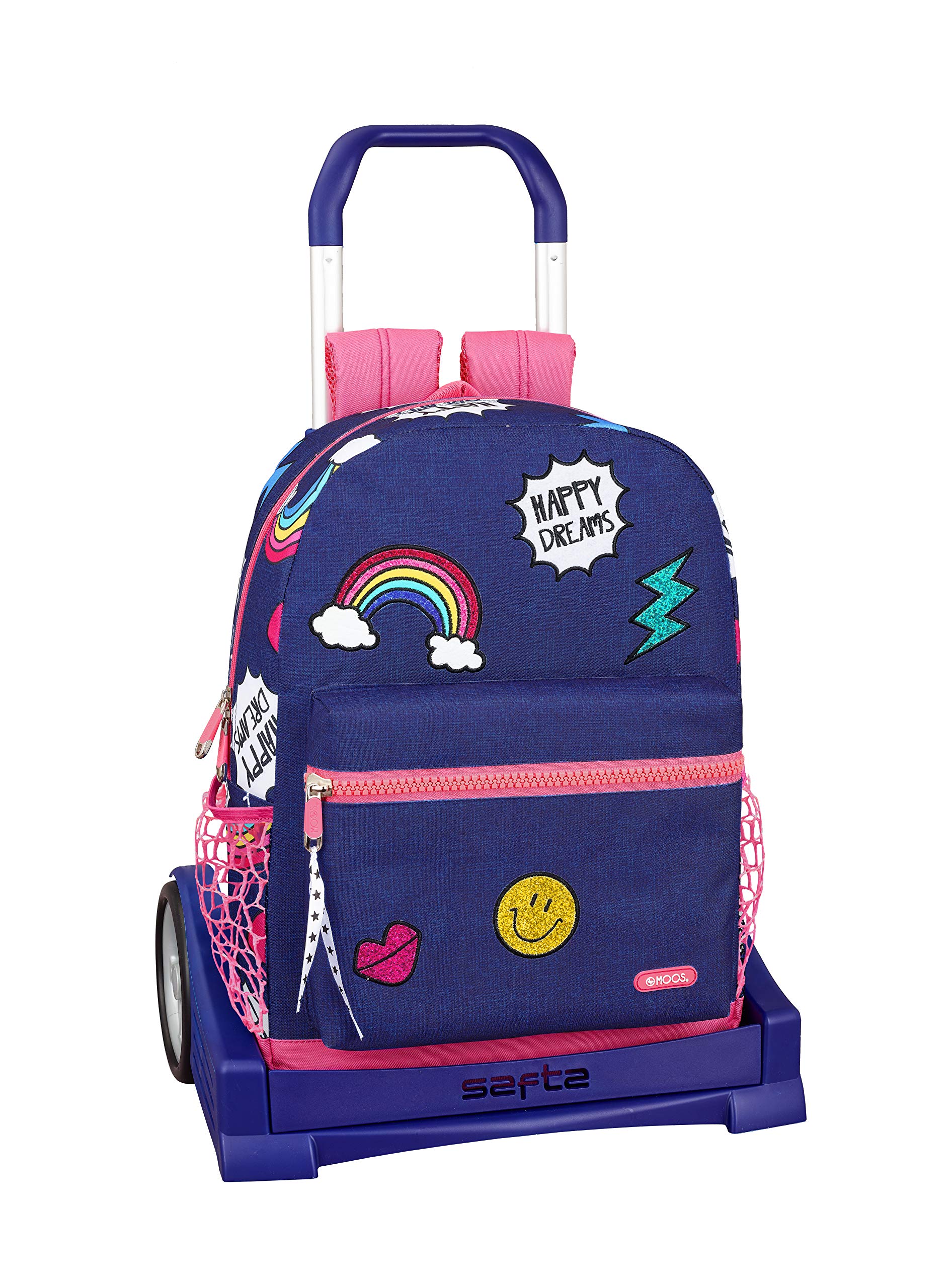 MOOS "Dreams" Official Large Backpack with Evolution Cart Included and Removable Handle