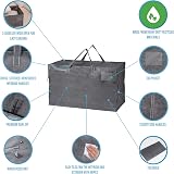 Venο 4 Pack Heavy-Duty Oversize Storage Bags with Zips and Tag Pocket view 4