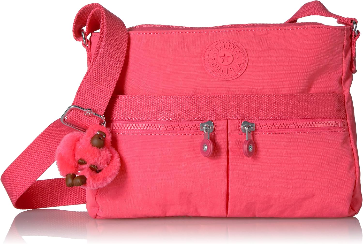 Kipling Women's Angie Solid Convertible Crossbody Bag, Sparkly Gold