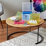 MATANA 5x7 Clear Photo Storage Box 6 Compartments with Labels - 600 Photos view 3