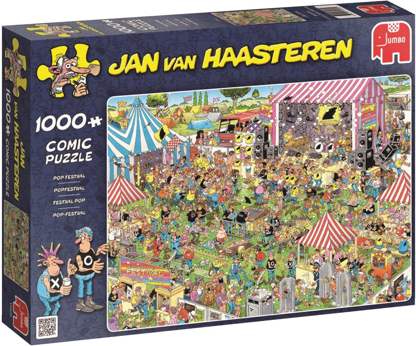 Jumbo Jan Van Haasteren Pop Festival Jigsaw Puzzle (1000 Piece), Jigsaw