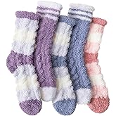 EBMORE Womens Fuzzy Socks Fleece Fluffy Cabin Plush Warm Sleep Soft Cozy Winter Adult Socks