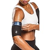 Sweat Shaper Women’s Arm Trimmers, Sauna Arm Shaper Compression Sweat Bands, Slimming Arm Band, 2 Pack