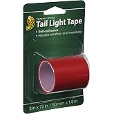 Duck Brand 896026 Automotive Tail Light Tape, 2-Inch by 6-Feet Single Roll, Red
