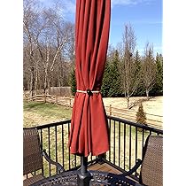 Amazon Com Sgt Knots Patio Umbrella Bungee Strap Cord With Ball Long Lasting Highly Flexible Durable Umbrella Tie 1 Pack Black Garden Outdoor