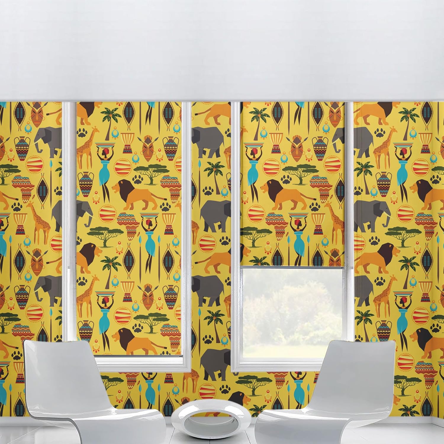 Africa Self Adhesive Wallpaper Wallsticker Pattern Wall Mural