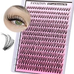 FANXITON Lash Clusters 280 Pcs Wispy Lash Clusters