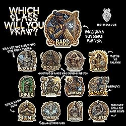 HEIMDALLR Mystery Metal DND Dice Set – 7pc Blind