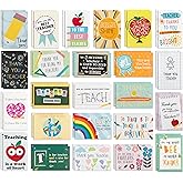 48 Pack Teacher Appreciation Cards – Cute Thank You Teacher Cards in 24 unique Designs - Greeting Cards For Teachers Day Card - End of Year Teacher Cards, Thank You Notes To Teachers 4 x 6 inches