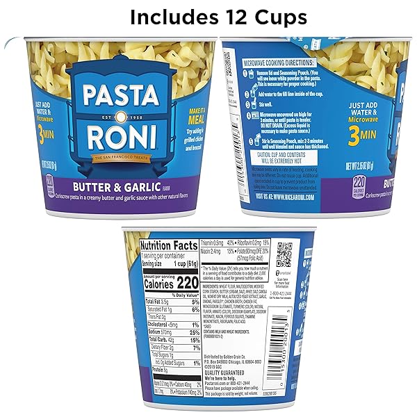 PASTA RONI BUTTER GARLIC, 2.15 OZ
