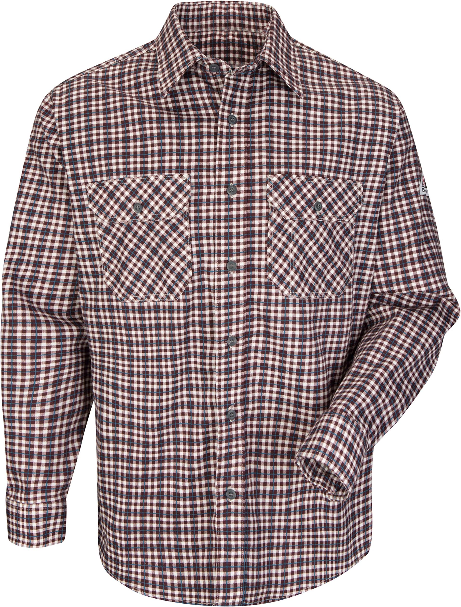 Bulwark Men's Plaid Uniform Shirt