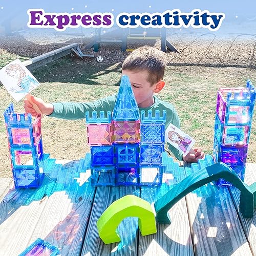Diamond Magnetic Building Blocks Frozen Princess Toys for 3-8