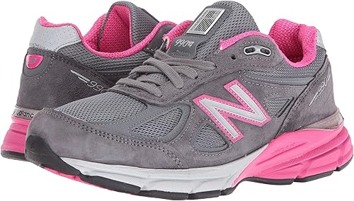 Amazon ニューバランス New Balance メンズランニングシューズ スニーカー 靴 W990v4 Grey Pink グレー ピンク 5 5 23 5cm B New Balance ニューバランス ランニング