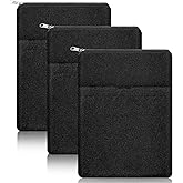 Roowest 3 Pcs Book Protector Sleeve with Zipper Covers Protector Bag Pouch for Book Lovers Bookish Holiday Festival Gifts Can