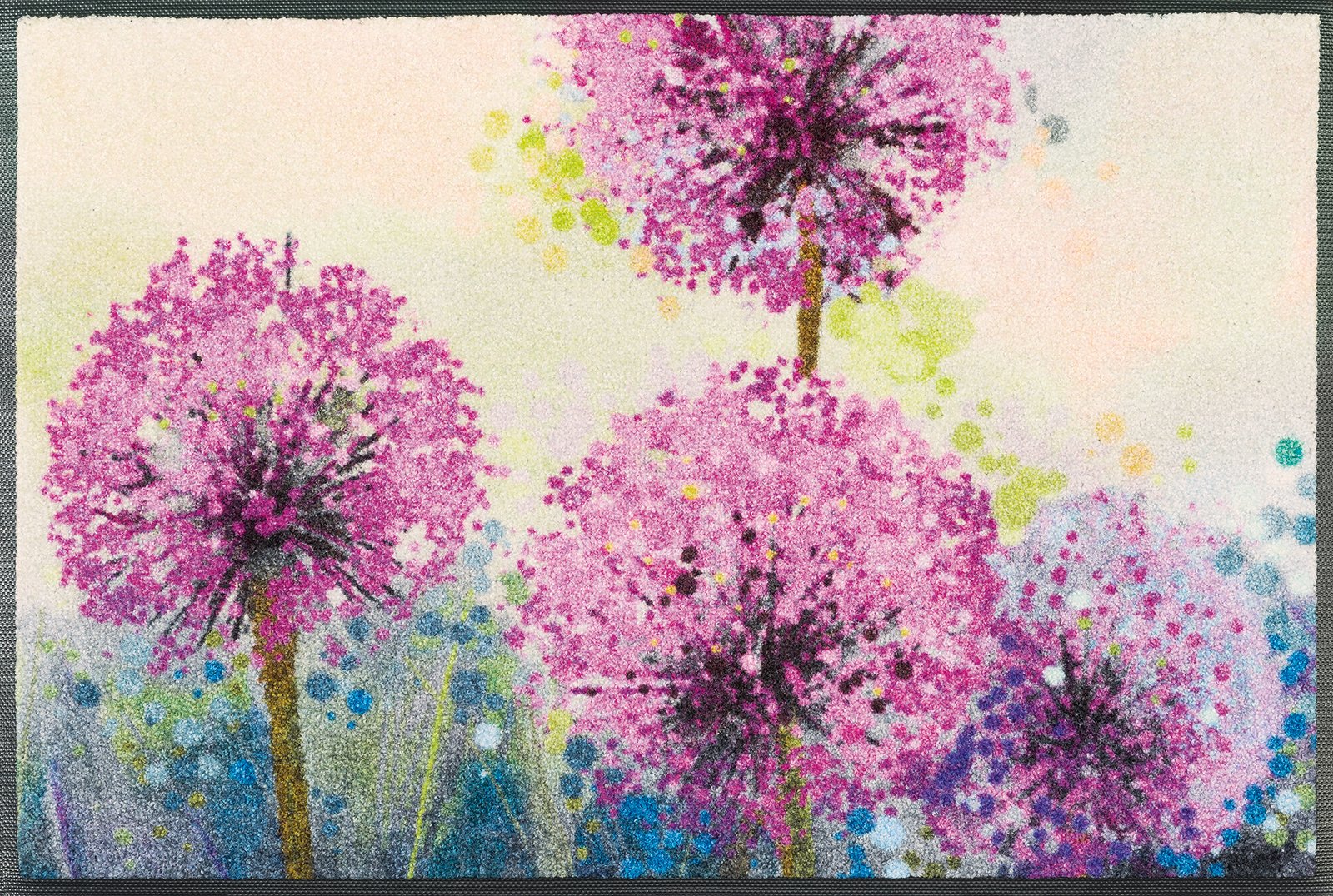 Wash + Dry Door Mat, Top: 100% Cotton, Multi-coloured, 50 x 75