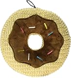 TrustyPup Donuts and Beer Durable Plush Dog Toys with Squeakers