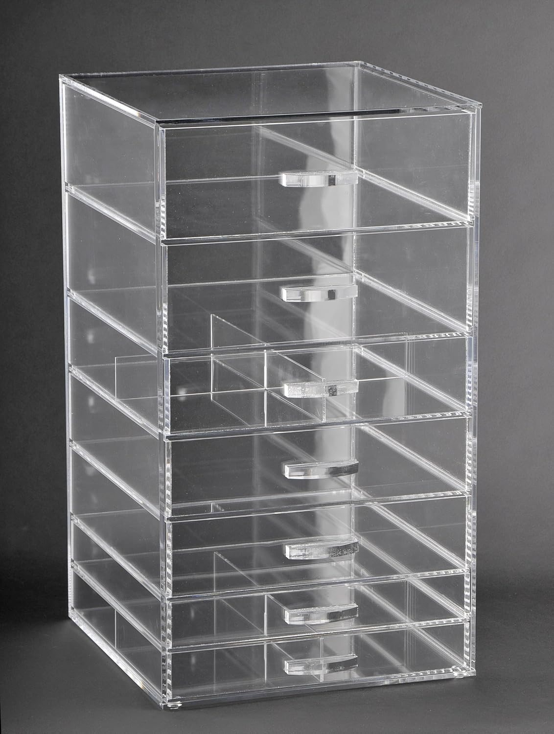 Makeup Organizer With 7 Removable Drawers 50 8cm Tall Clear
