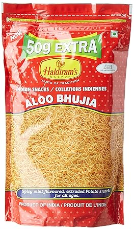 Haldiram's Nagpur Aloo Bhujia, 350g with 50g Extra