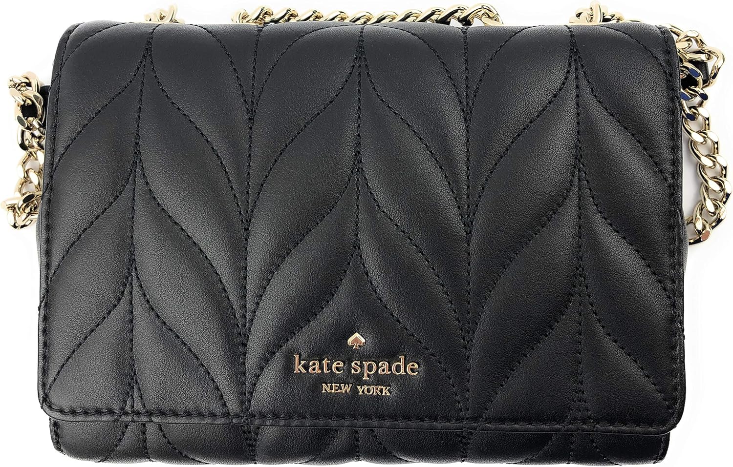 kate spade quilted black bag