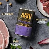 AATU 90/10 Wet Dog Food Pork & Wild Boar 6x400g Grain Free view 5
