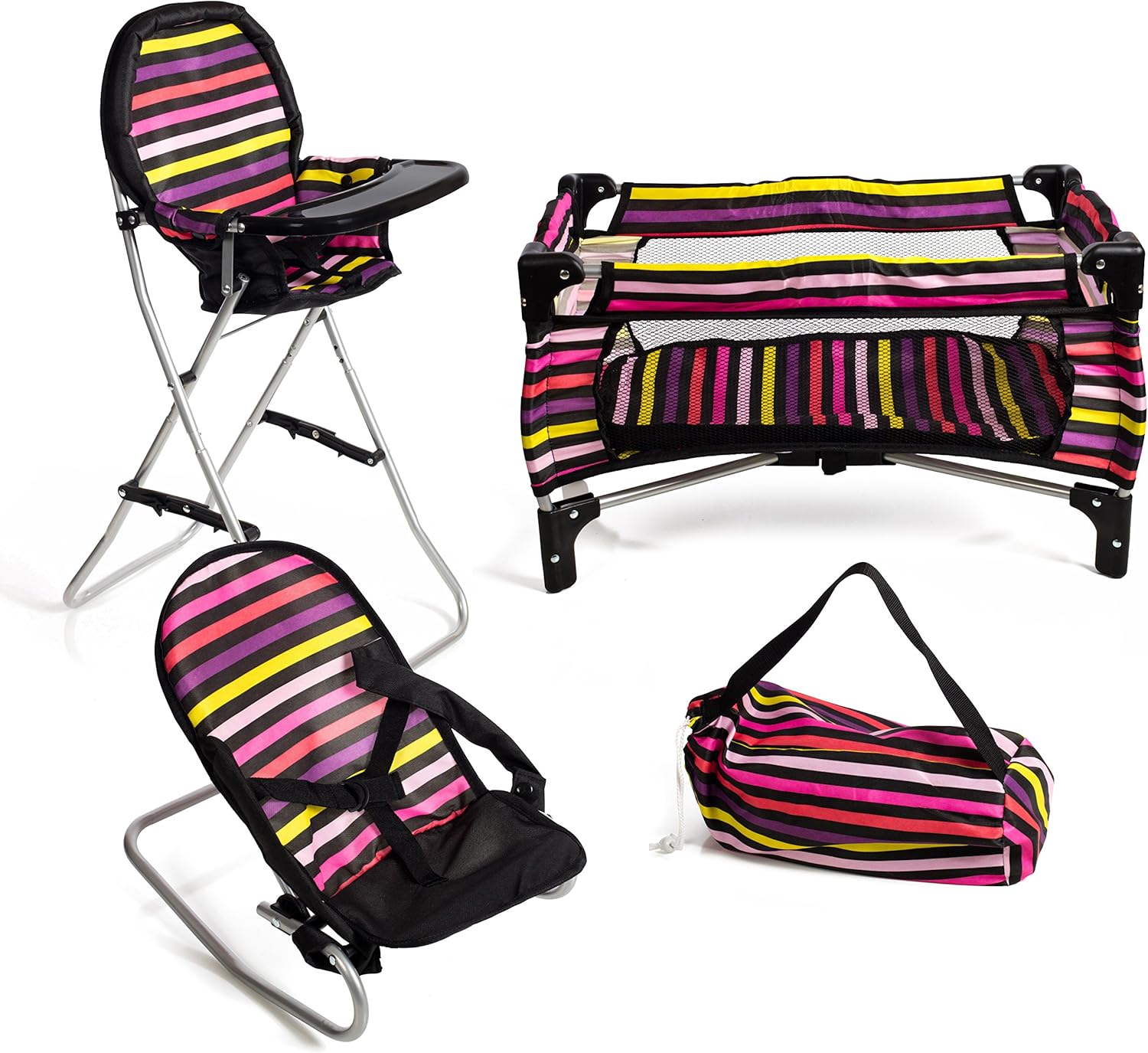 mommy & me 4 in 1 doll playset