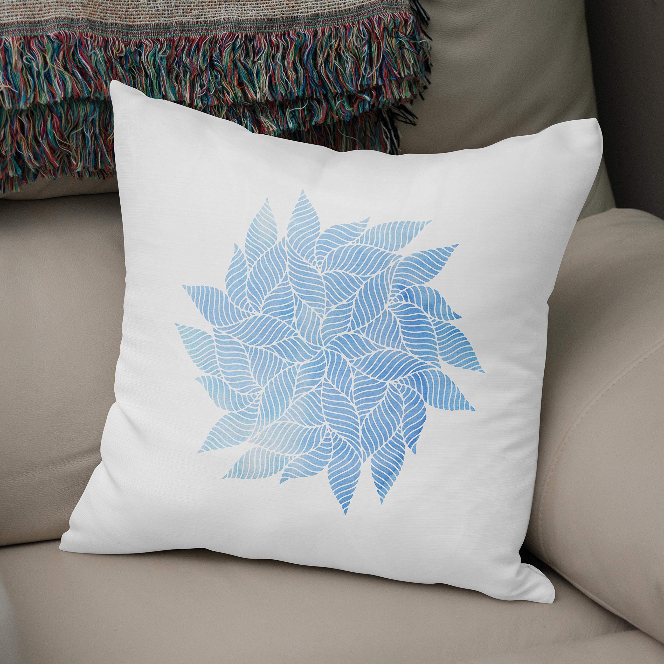 Bonamaison, Decorative Cushion Cover - 50% Cotton 50% Polyester - 43x43cm - Designed and Manufactured in Turkey