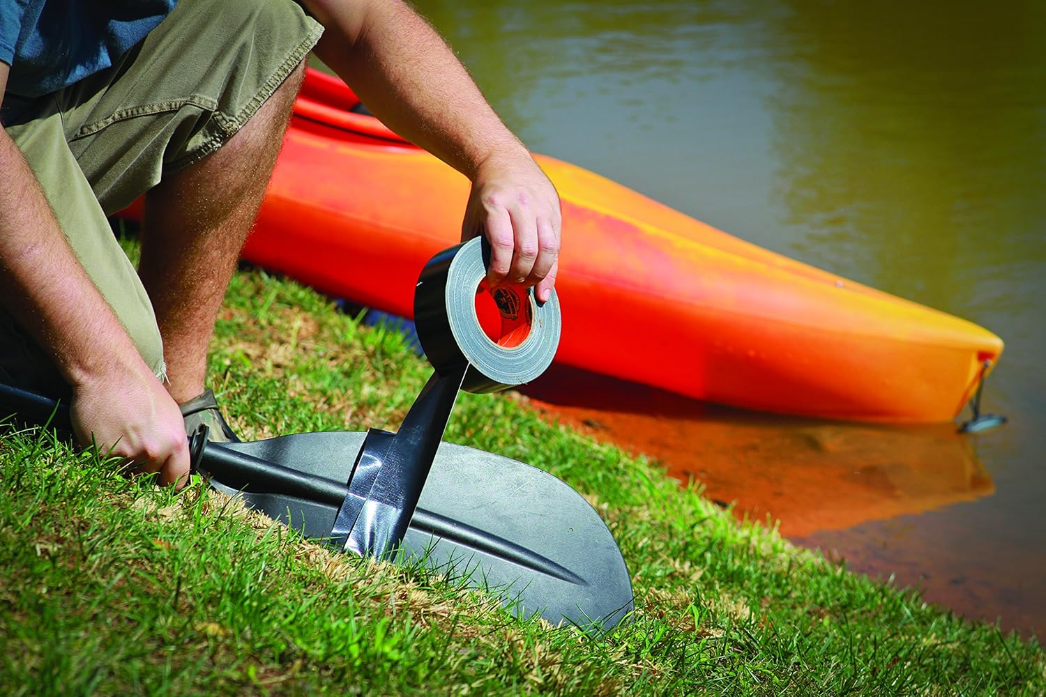 Gorilla Black Duct Tape, 1.88" x 35 yd, Black, (Pack of 1): Home Improvement