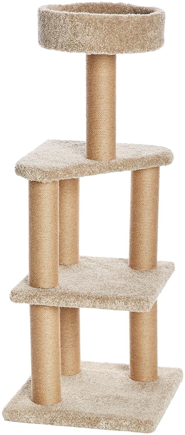 Amazon Basics Cat Activity Tree with Scratching Posts 