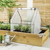 Christow Grow Tunnel Greenhouse 0.9m Long with Reinforced Cover view 2