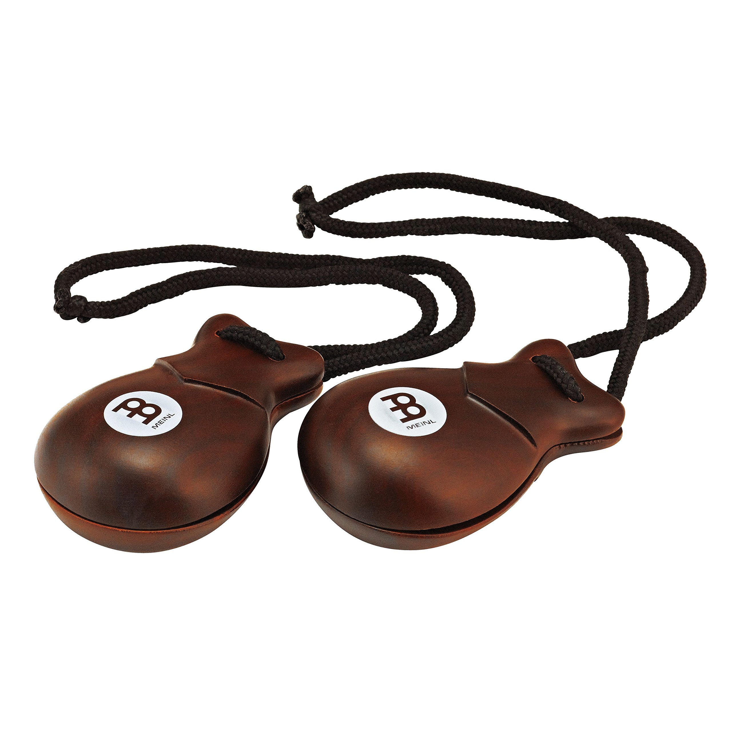 Meinl Percussion Traditional Finger Castanet - Castanet with Finger Straps - Concert - Musical Instrument - Indian Rosewood, Natural (FC2)