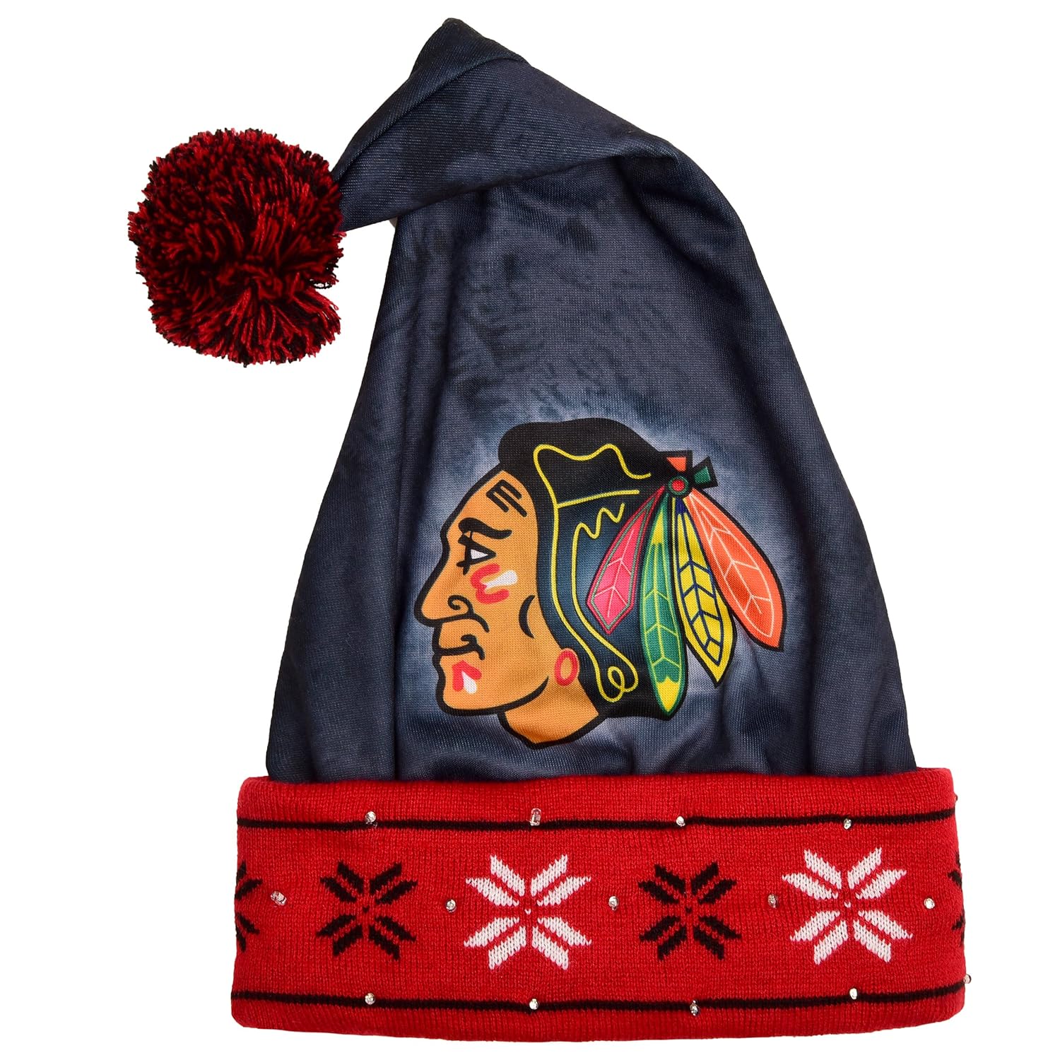 Chicago Blackhawks Light Up Santa Hat Chicago Blackhawks Light Up Santa Hat