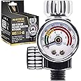 Master Airbrush Elite Series High Flow Spray Gun Air Pressure Regulator with Gauge, 0 to 140 PSI - Air Regulator Control Adjusting Valve for Spray Guns