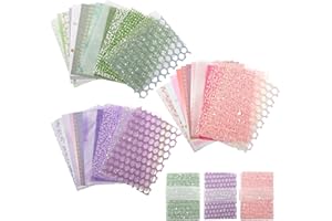 48 Sheets Textured Scrapbook Paper and Mesh Fabric 3 Colors Mixed Special Decorative Craft Paper Set DIY Junk Journal Supplie